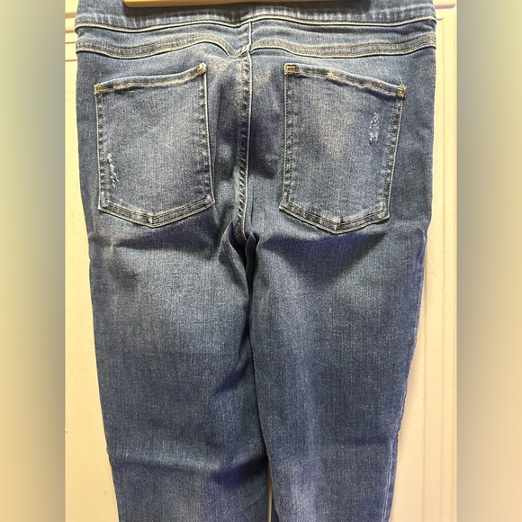 Spanx Women’s Distressed Denim Skinny Jean Leggings Small - Picture 8 of 14